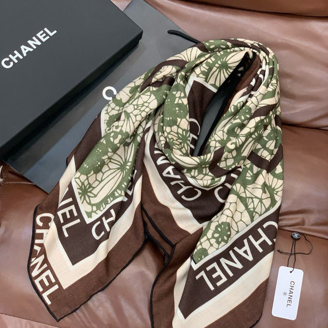 CHANEL 25S SCARF 135 CM IN CASHMERE AND SILK 943318