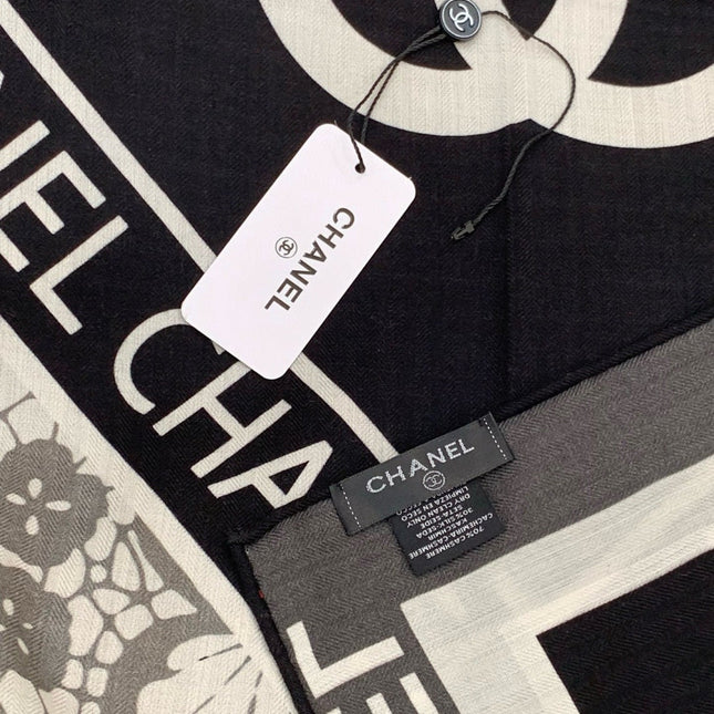 CHANEL 25S SCARF 135 CM IN CASHMERE AND SILK 943319