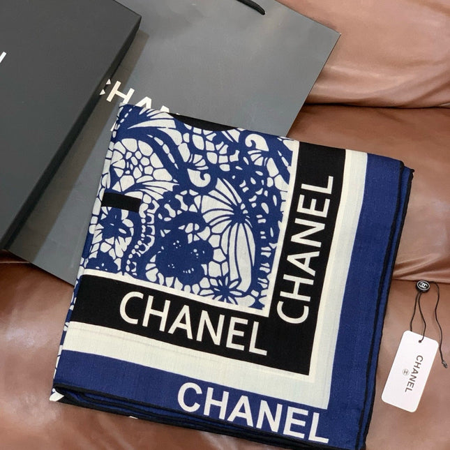 CHANEL 25S SCARF 135 CM IN CASHMERE AND SILK 943320