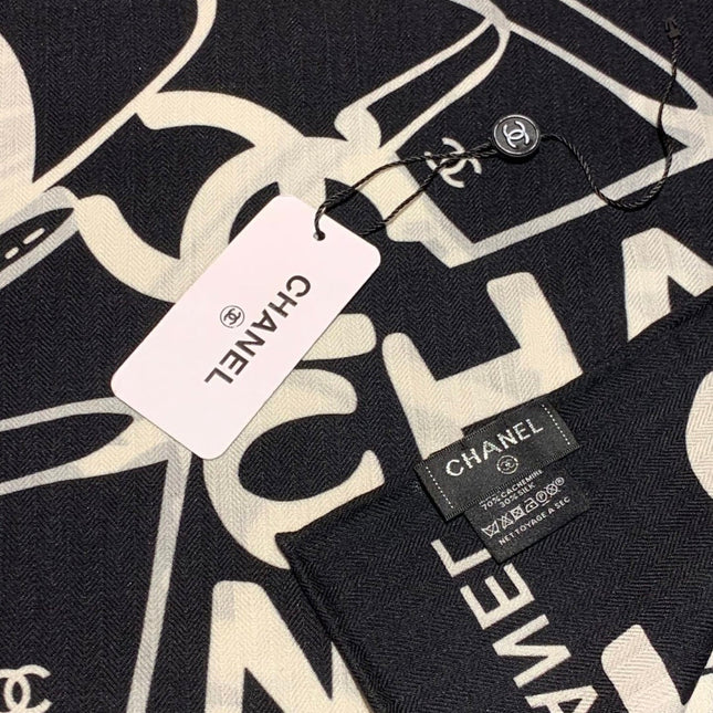 CHANEL 25S SCARF 135 IN CASHMERE 991693