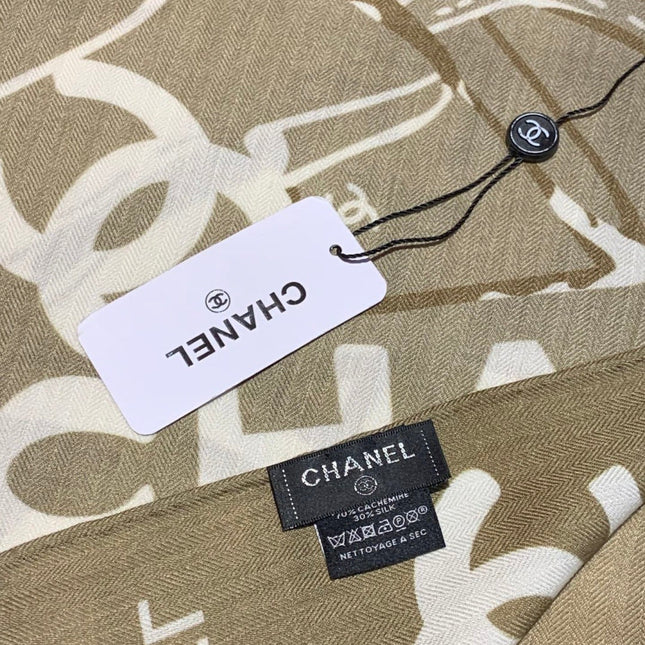 CHANEL 25S SCARF 135 IN CASHMERE 991696