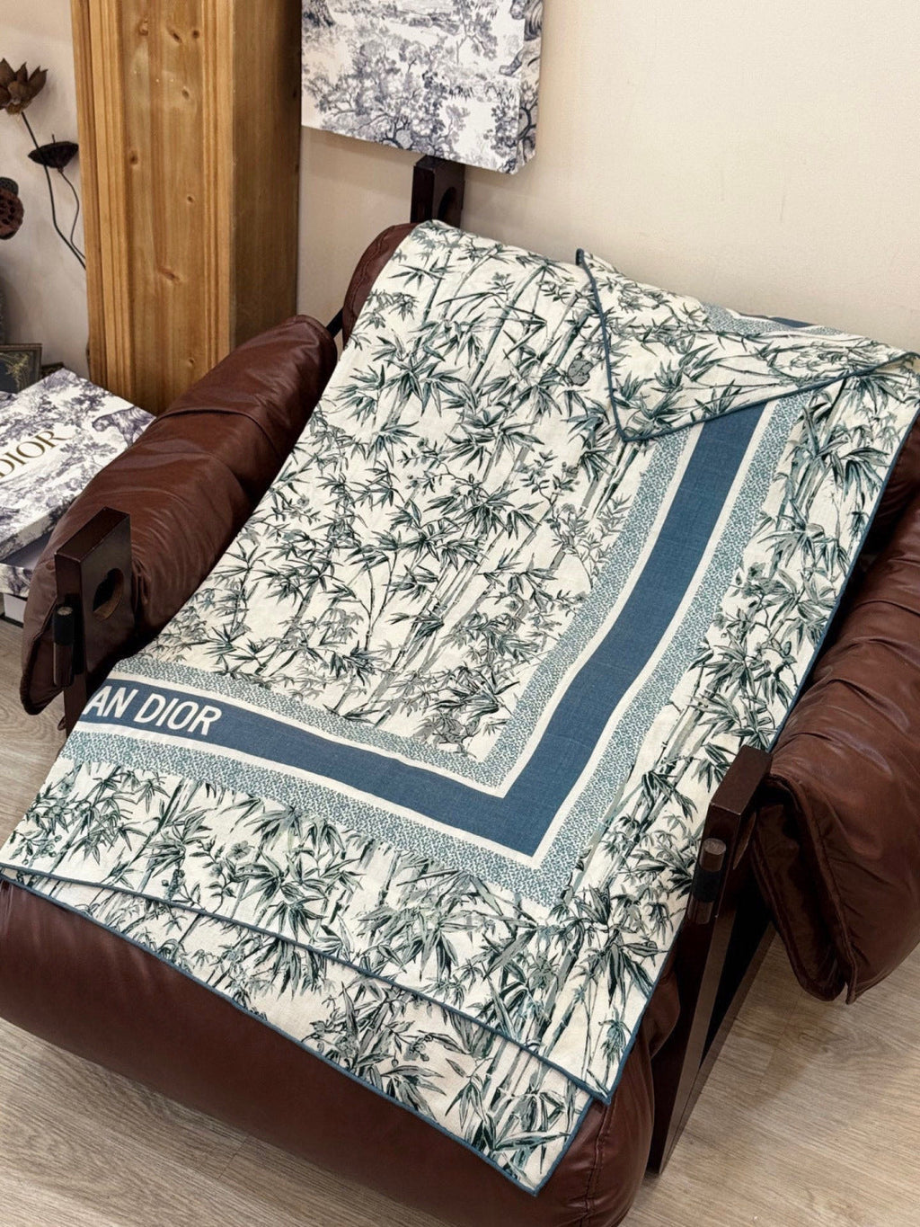DIOR 26S SCARF 140CM IN CASHMERE SILK 119156