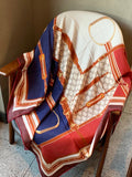 GUCCI 26S SCARF 140 IN CASHMERE AND SILK 290755
