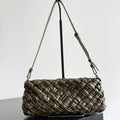KELIMERO CHA-CHA CLUTCH 28.5 IN DARK GREEN LAMBSKIN