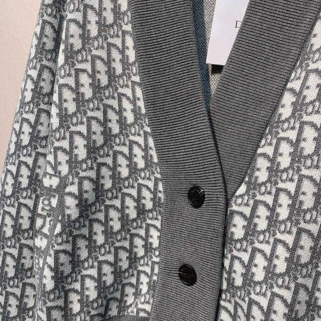 DIOR 25S V-NECK KNIT CARDIGAN 698
