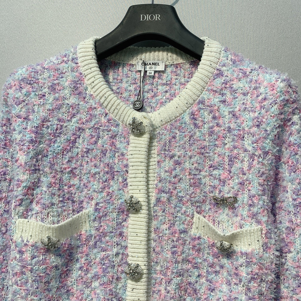 CHANEL 26S CREW NECK CARDIGAN 803
