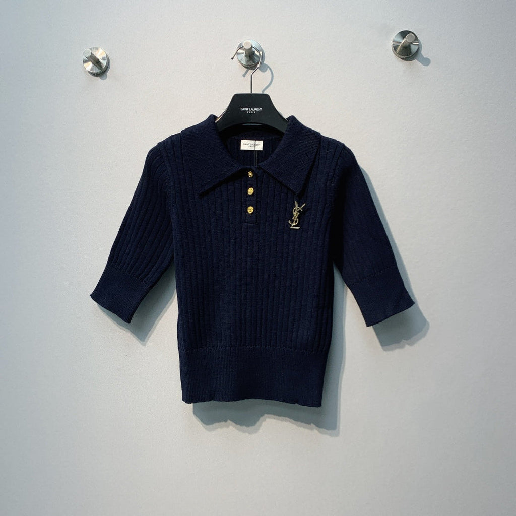 YSL 26S KNIT POLO SHIRT 235