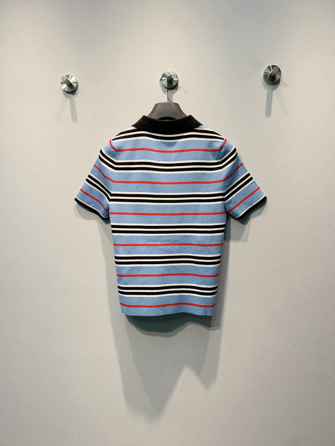 CELINE 26S STRIPED SHORT-SLEEVE POLO SHIRT 443