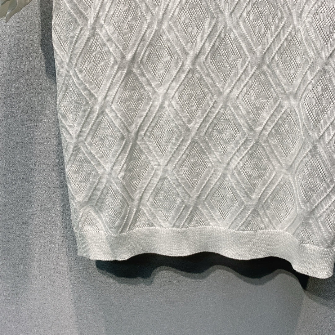 CHANEL 26S SHORT-SLEEVE KNIT TOP 1389
