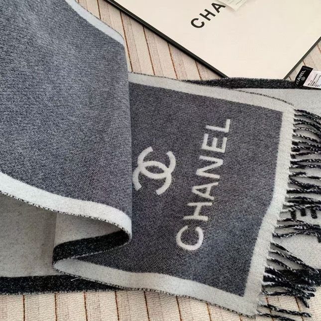 CHANEL 25S SCARF 180 CM IN CASHMERE 943987