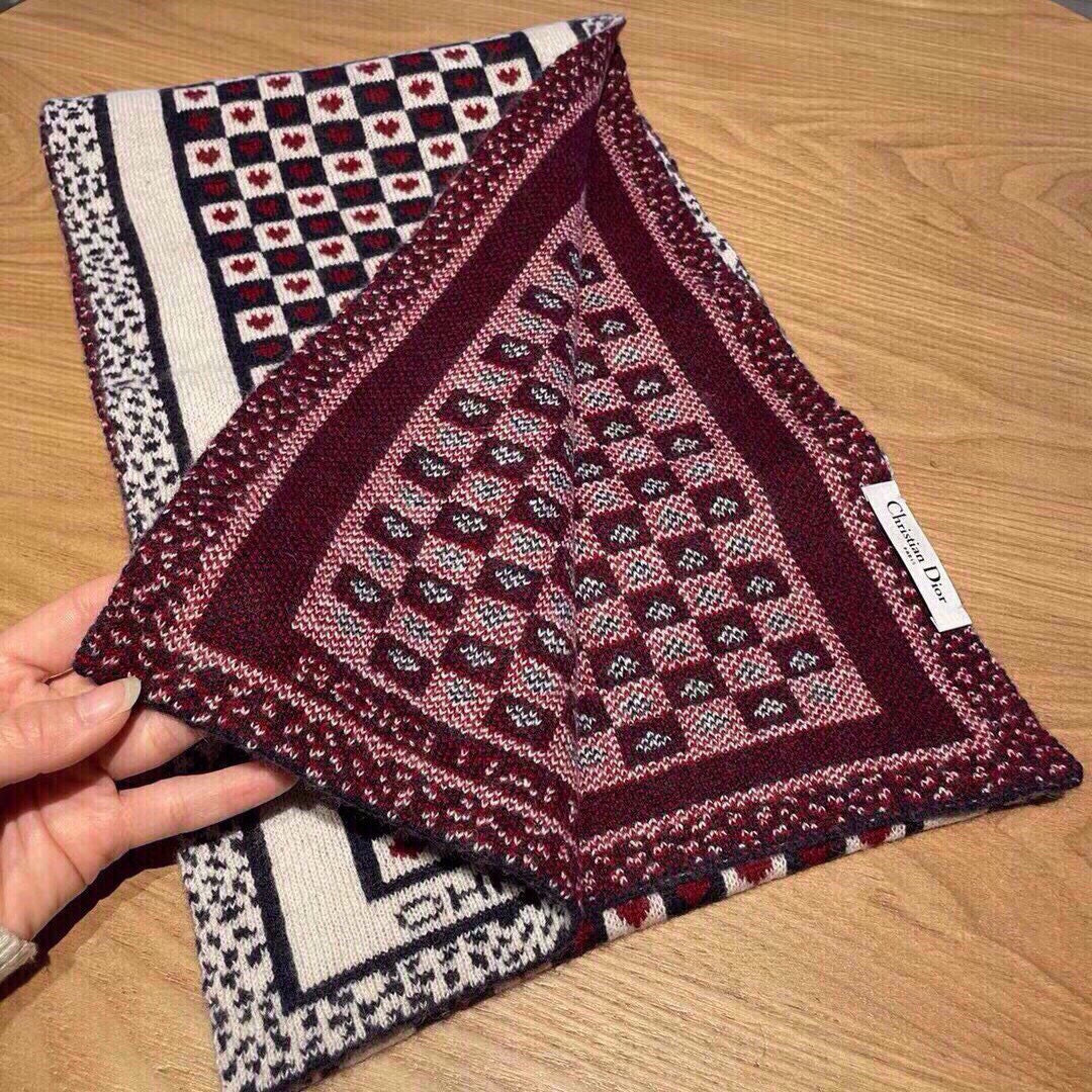 DIOR 26S SCARF 180CM IN CASHMERE 142551