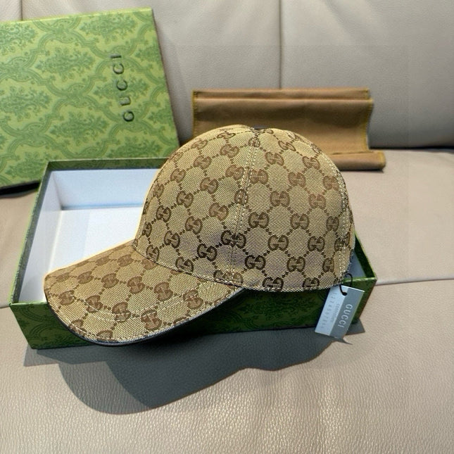 BASEBALL CAP IN BEIGE MONOGRAM CANVAS 872042