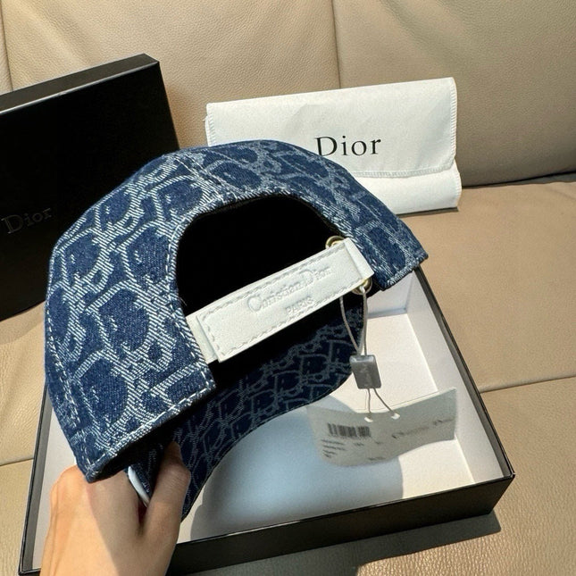 DIOR 26S MONOGRAM BASEBALL CAP STYLE 55