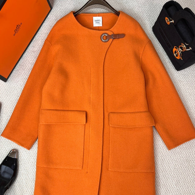 HERMES 25S CASHMERE COAT 198