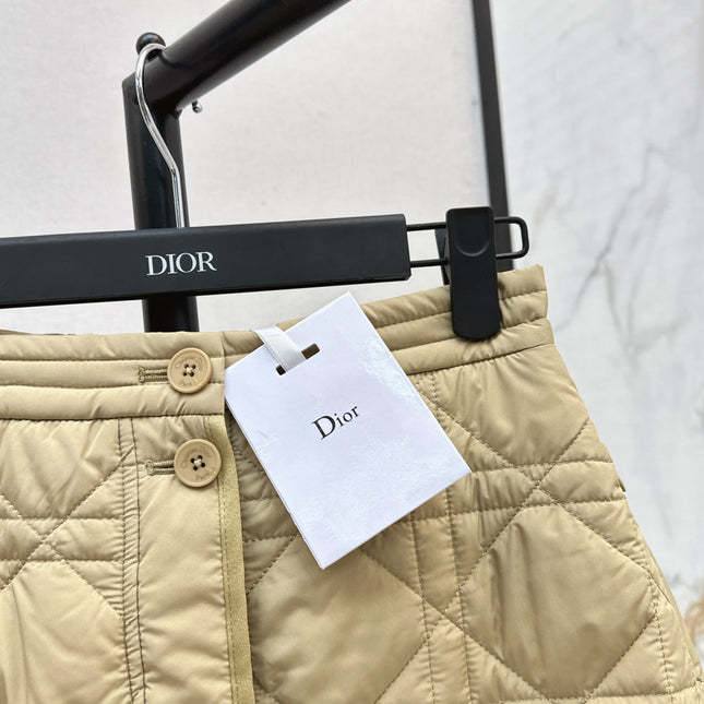 DIOR 25S QUILTED SHORT SKIRT 524
