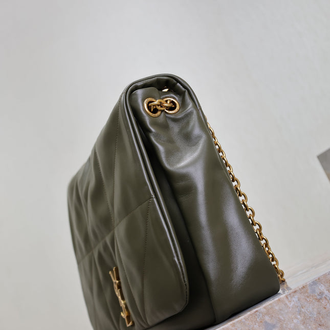 YSL 25S LARGE JAMIE 43 IN LIGHT MUSK LAMBSKIN GOLD HARDWARE