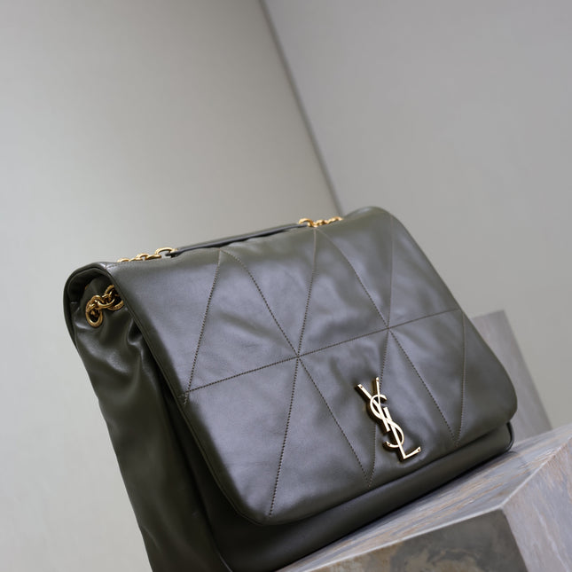 YSL 25S LARGE JAMIE 43 IN LIGHT MUSK LAMBSKIN GOLD HARDWARE