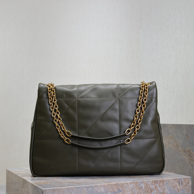 YSL 25S LARGE JAMIE 43 IN LIGHT MUSK LAMBSKIN GOLD HARDWARE