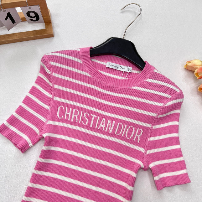 DIOR 25S KNITTED T-SHIRT 636