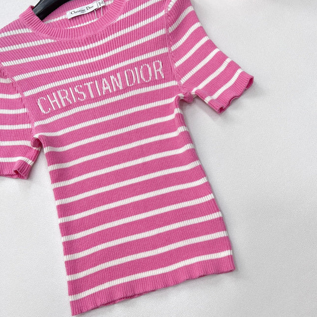DIOR 25S KNITTED T-SHIRT 636