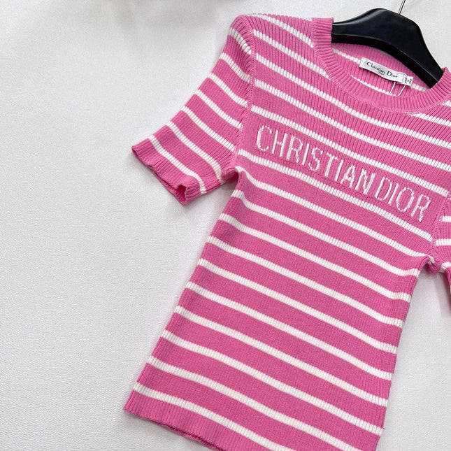 DIOR 25S KNITTED T-SHIRT 636