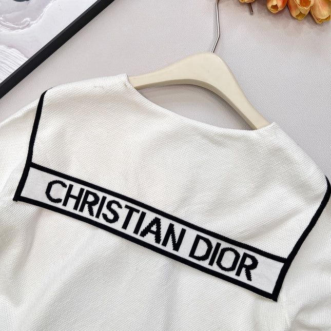 DIOR 25S CROPPED KNIT JACKET 833