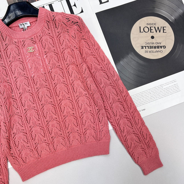 CHANEL 25S LONG-SLEEVE SWEATER 442