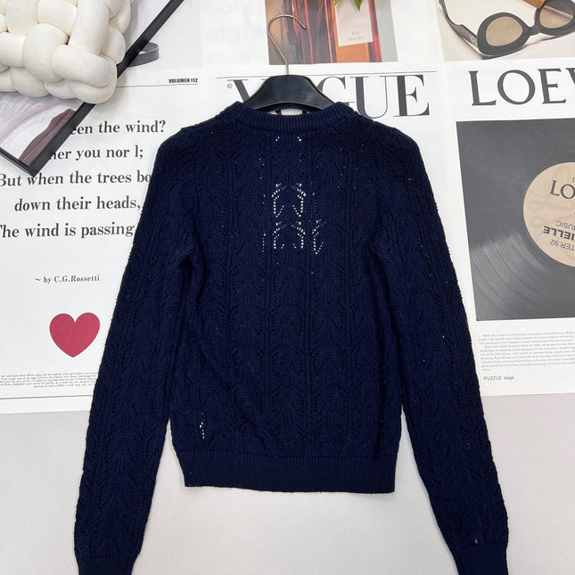 CHANEL 25S LONG-SLEEVE SWEATER 443