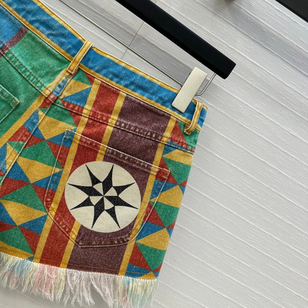 Loewe Short Multicolor Cotton