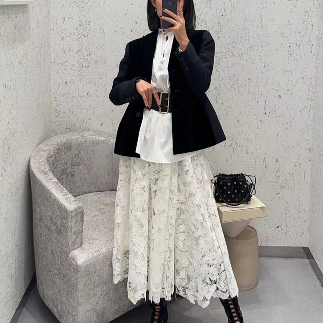 DIOR 25S VELVET BLAZER 677