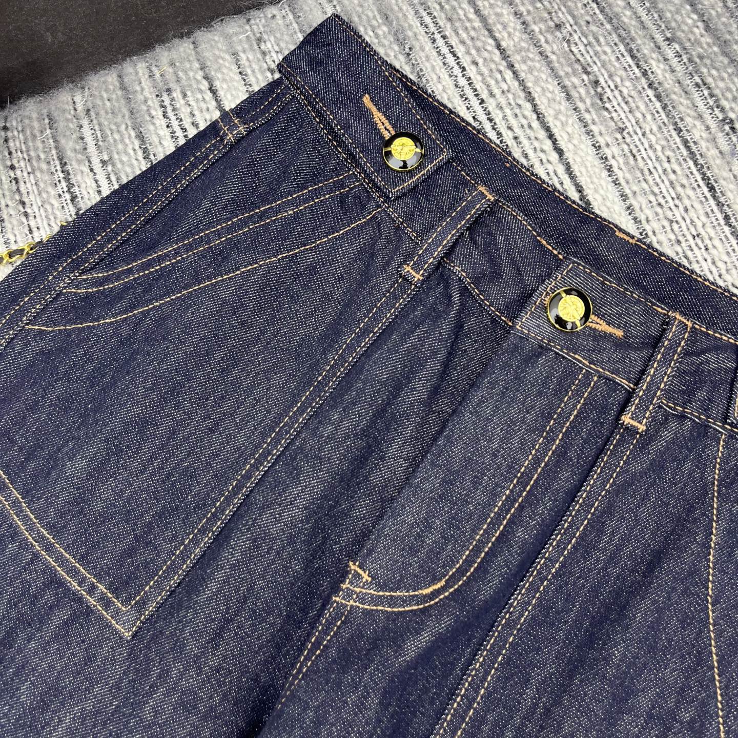 DIOR 26S WIDE-LEG DENIM CARGO PANTS 1377