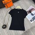 HERMES 26S SHORT SLEEVED CREW NECK T-SHIRT 495