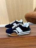 TOM FORD SNEAKERS IN NAVY BLUE SUEDE 432169
