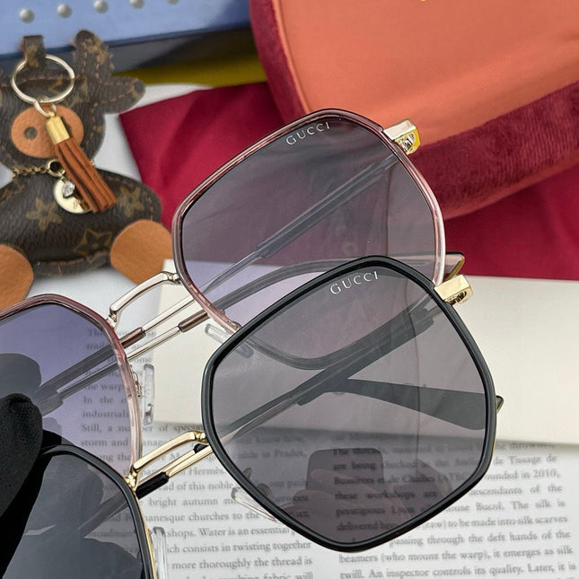 SQUARE FRAME SUNGLASSES G364 IN METAL