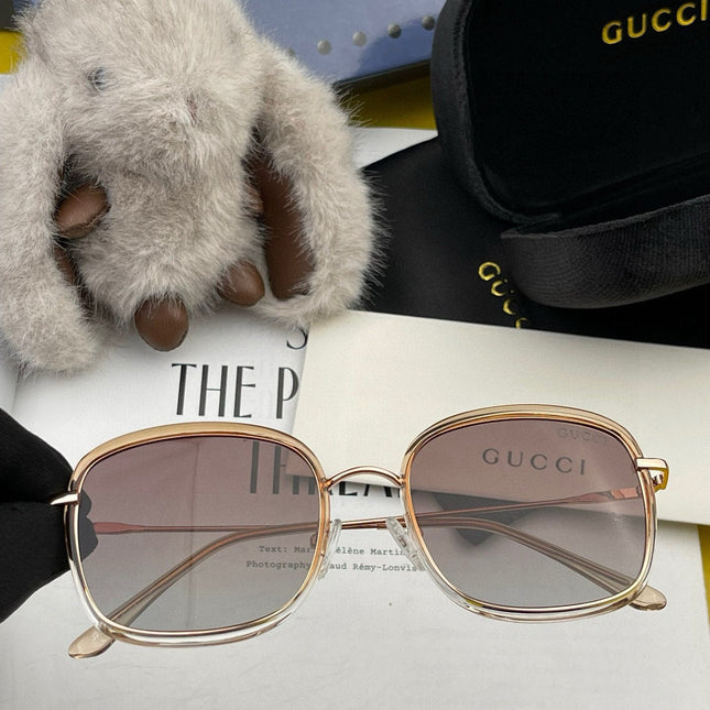 SQUARE FRAME SUNGLASSES G2242 IN ACETATE AND METAL