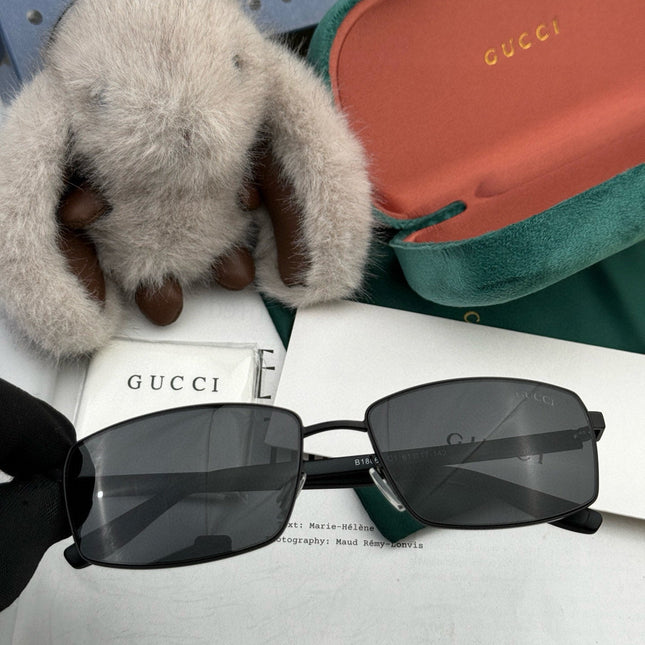 RECTANGULAR FRAME SUNGLASSES G51806 IN METAL
