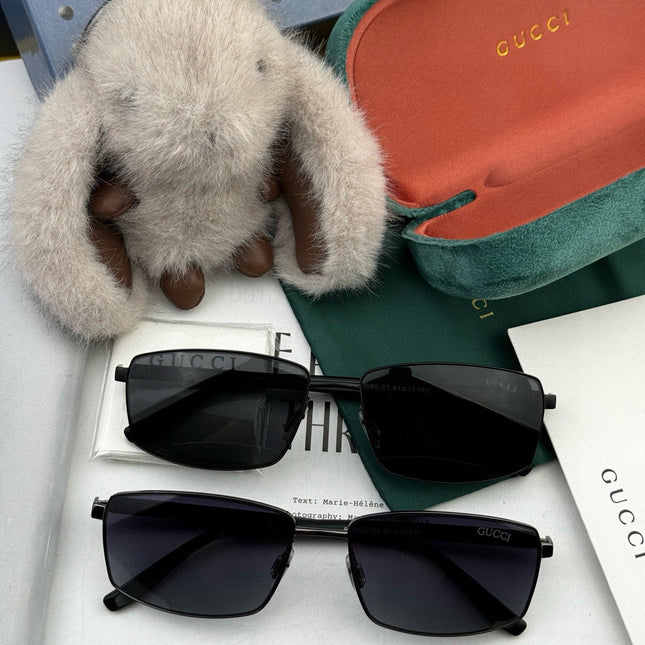 RECTANGULAR FRAME SUNGLASSES G51806 IN METAL