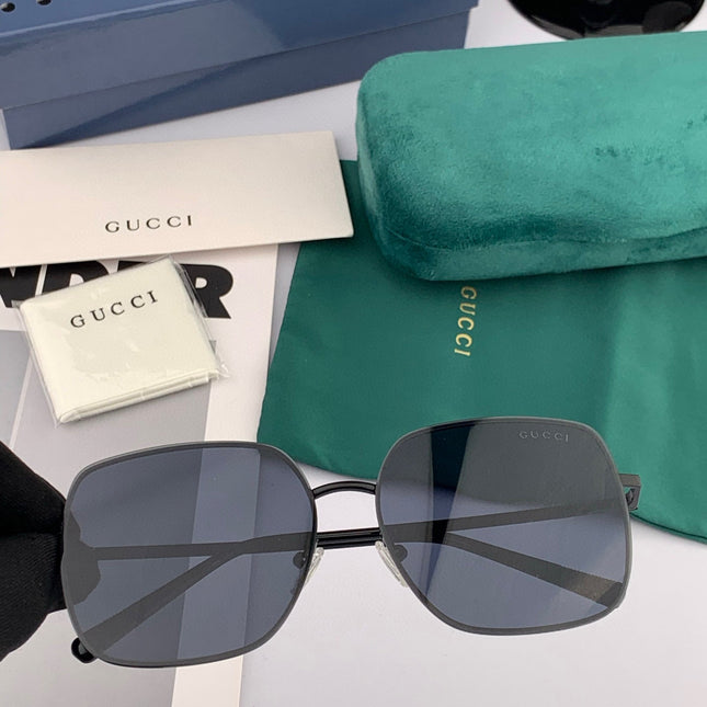 SQUARE FRAME SUNGLASSES G2374 IN METAL