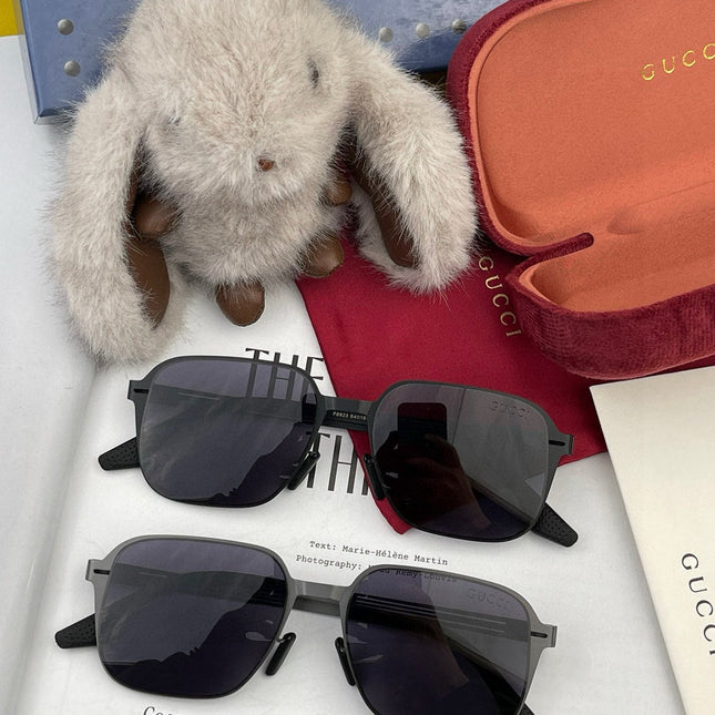 RECTANGULAR FRAME SUNGLASSES 3862 IN METAL