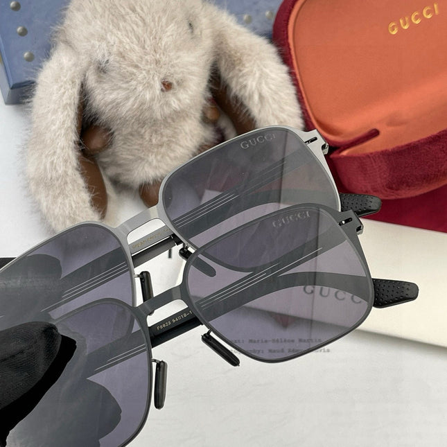 RECTANGULAR FRAME SUNGLASSES 3862 IN METAL