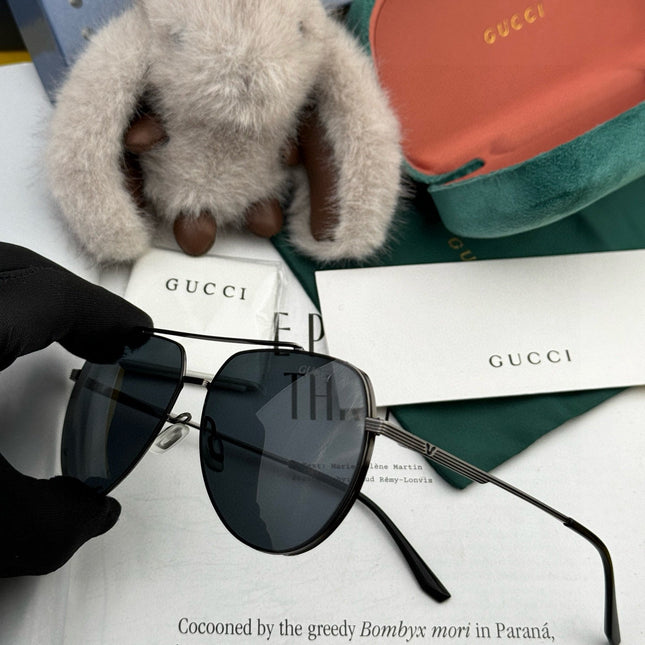 AVIATOR FRAME SUNGLASSES 575760 IN METAL