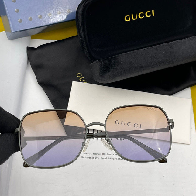 SQUARE FRAME SUNGLASSES G22201 IN METAL