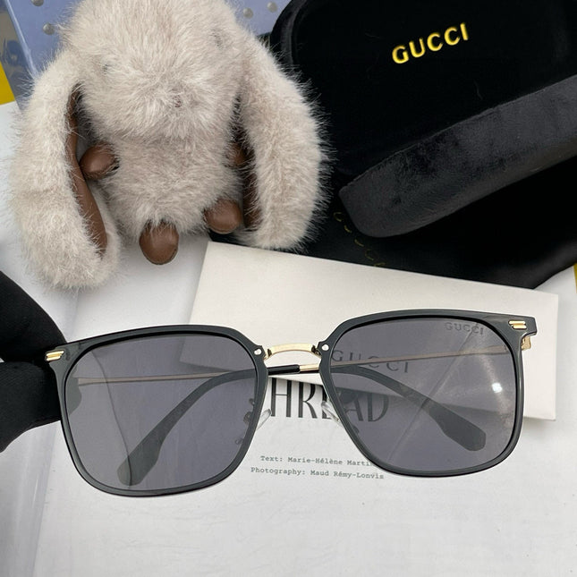 SQUARE FRAME SUNGLASSES G81937 IN ACETATE AND METAL