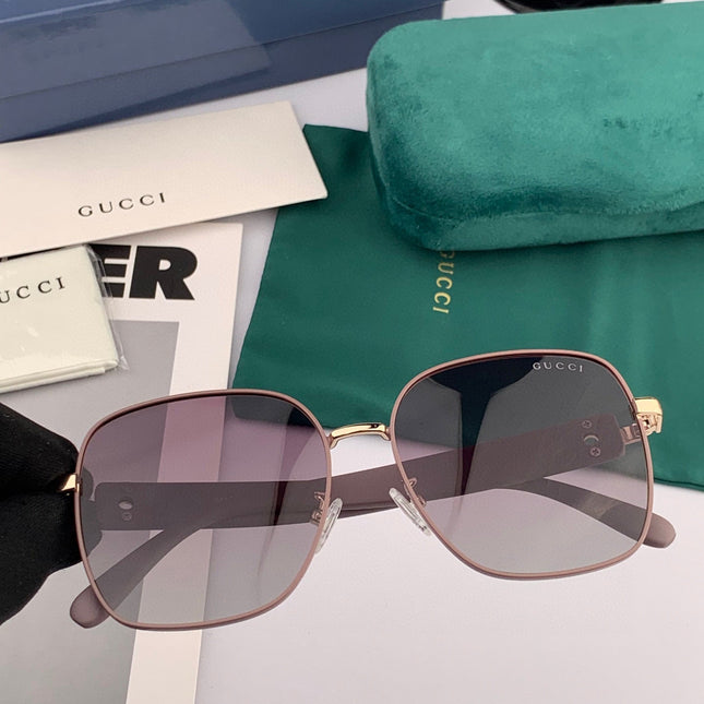 OVERSIZED SQUARE FRAME SUNGLASSES G9388 IN METAL