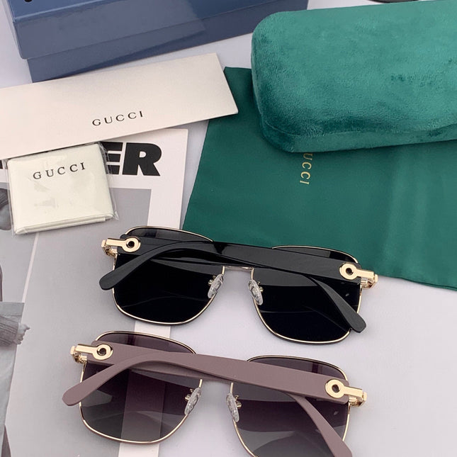 OVERSIZED SQUARE FRAME SUNGLASSES G9388 IN METAL
