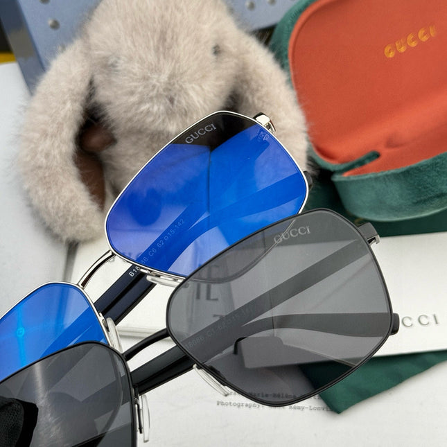 SQUARE FRAME SUNGLASSES G61806 IN METAL
