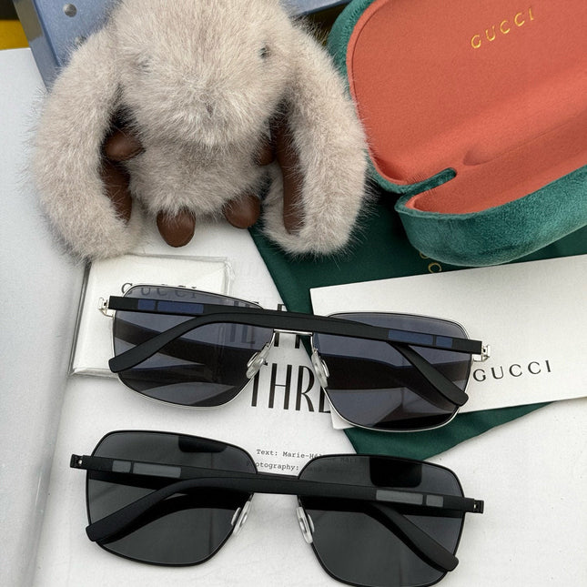 SQUARE FRAME SUNGLASSES G61806 IN METAL