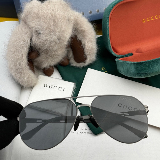 AVIATOR FRAME SUNGLASSES G5882 IN METAL