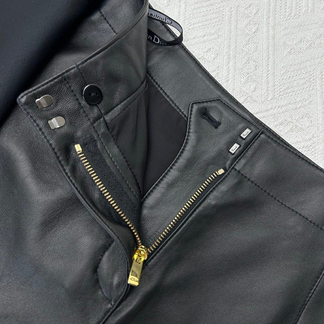 DIOR 25S LEATHER PANTS 484