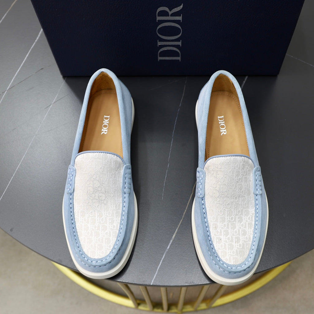 CD GRANVILLE BASIC LOAFER LIGHT BLUE-GRAY JACQUARD